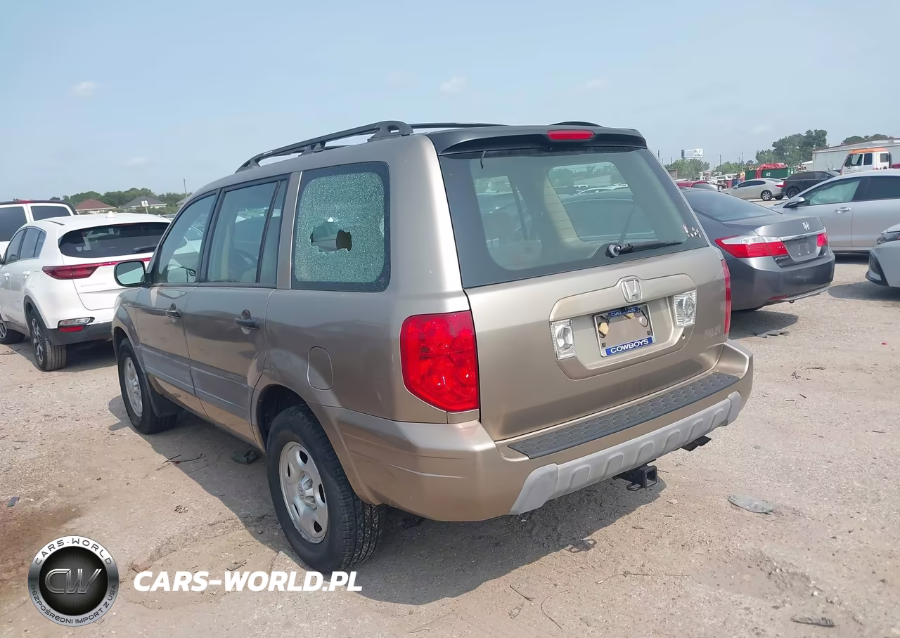2003 Honda Pilot Lx VIN:2HKYF18123H576992 - 3