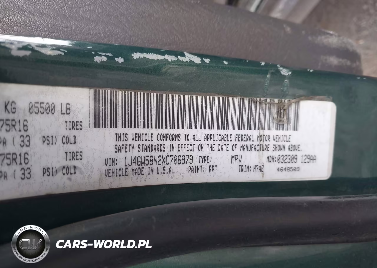 1999 Jeep Grand Cherokee Laredo VIN:1J4GW58N2XC706979 - 9