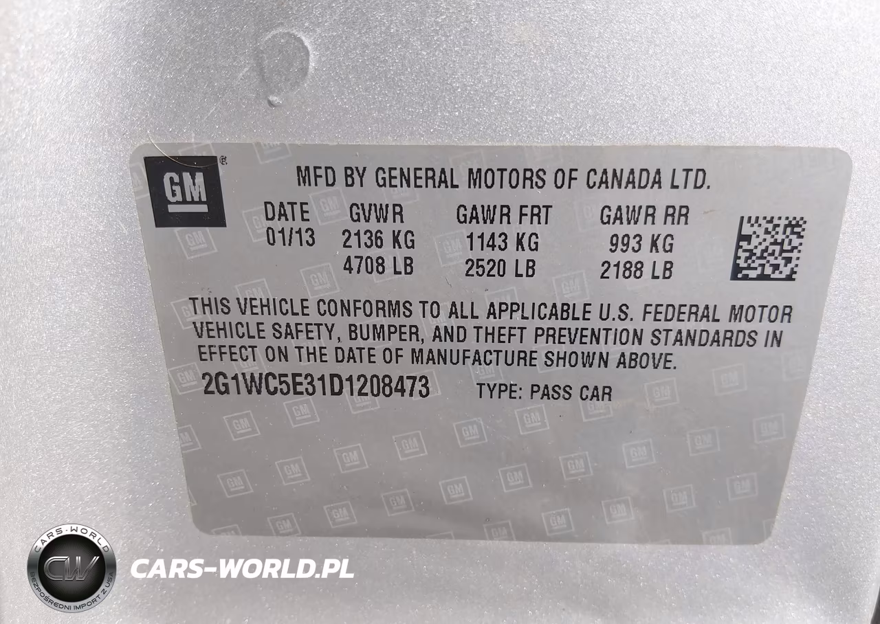 2013 Chevrolet Impala Ltz VIN:2G1WC5E31D1208473 - 9