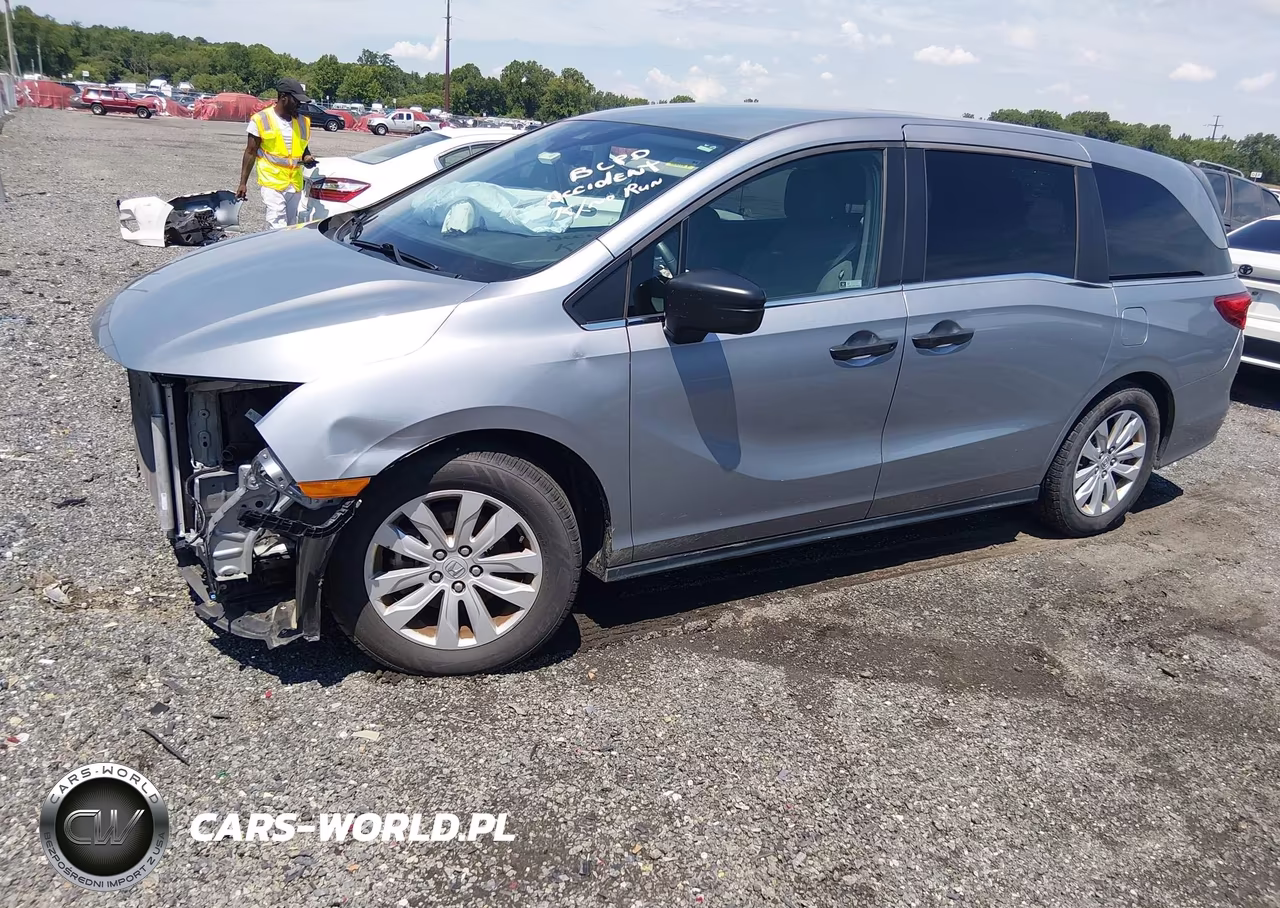 2021 Honda Odyssey Lx VIN:5FNRL6H20MB038214 - 2