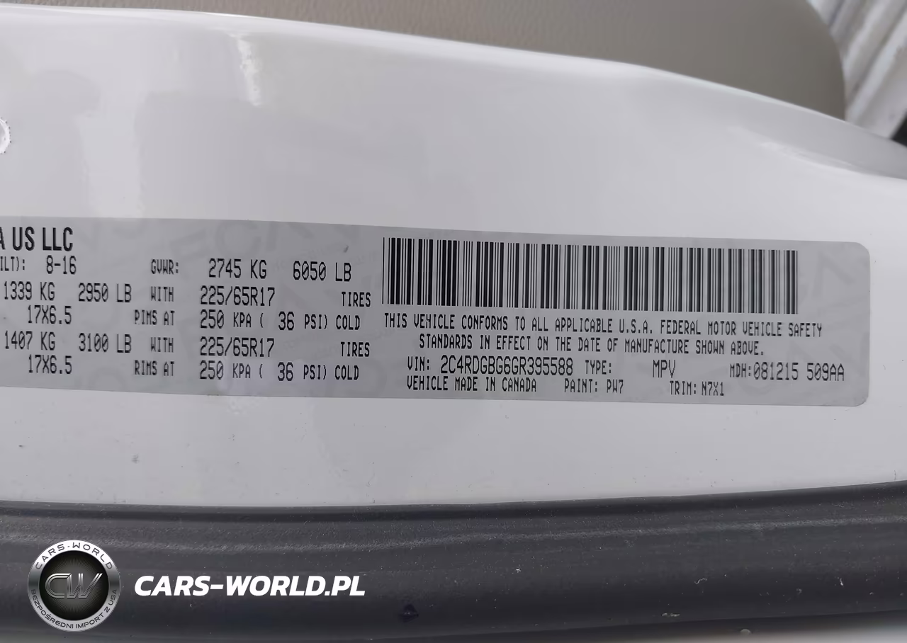 2016 Dodge Grand Caravan Se Plus VIN:2C4RDGBG6GR395588 - 9