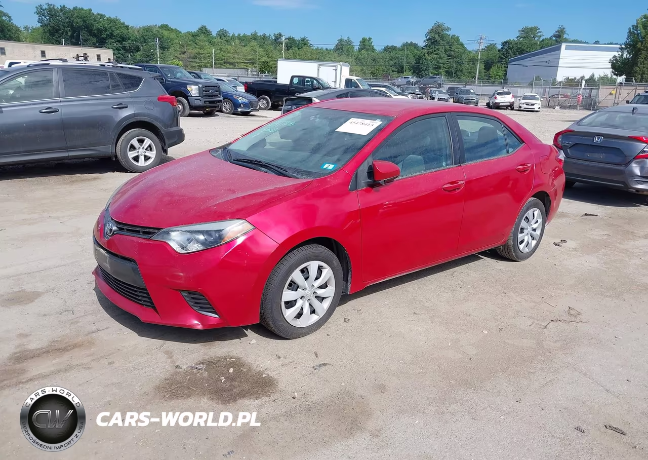 2015 Toyota Corolla Le VIN:2T1BURHE0FC437982 - 2