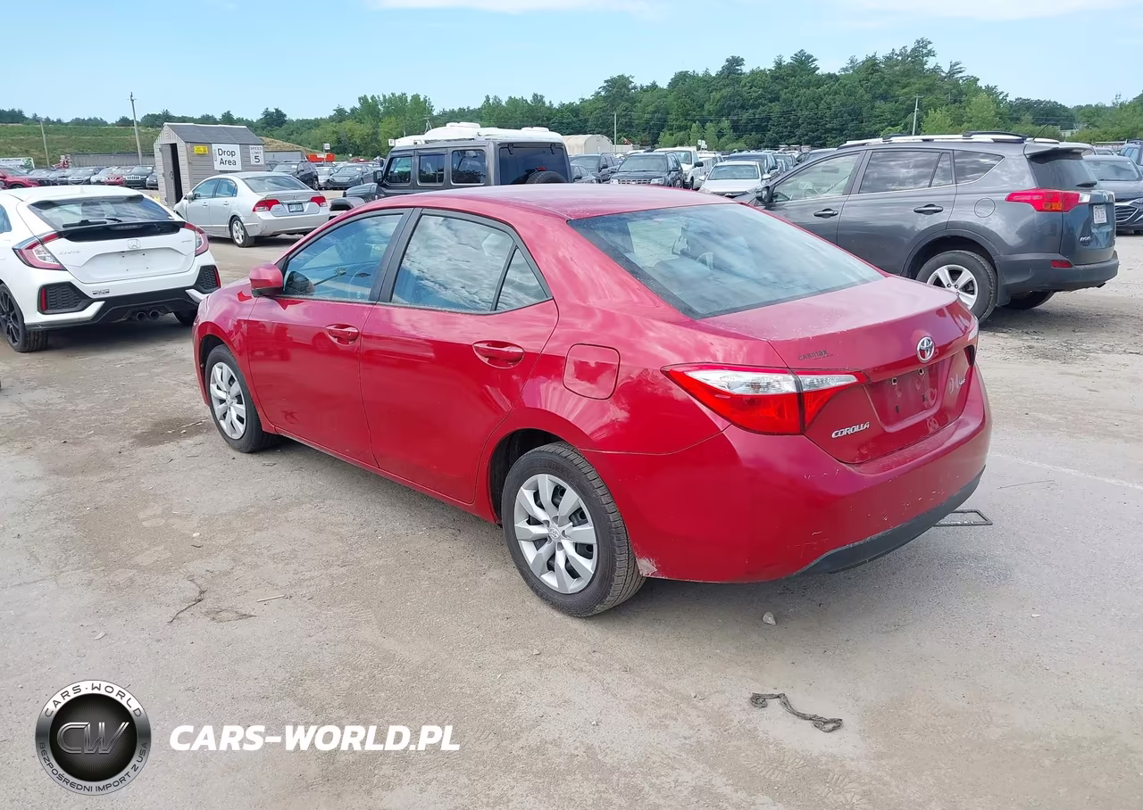 2015 Toyota Corolla Le VIN:2T1BURHE0FC437982 - 3