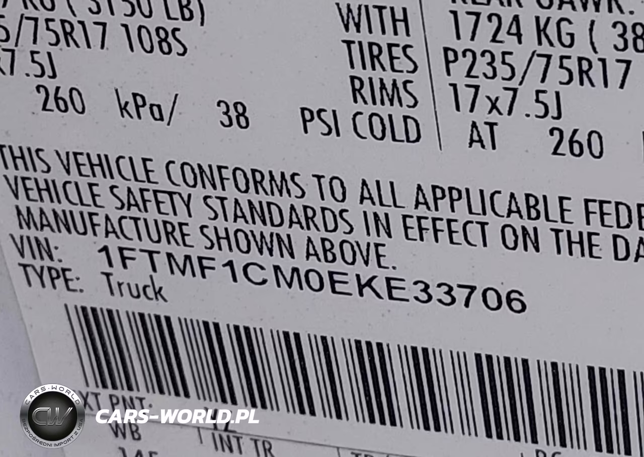 2014 Ford F150 VIN:1FTMF1CM0EKE33706 - 9