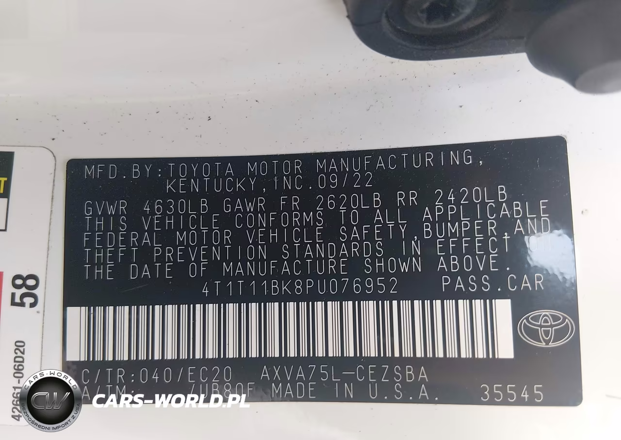 2023 Toyota Camry Se Nightshade Edition Awd VIN:4T1T11BK8PU076952 - 9