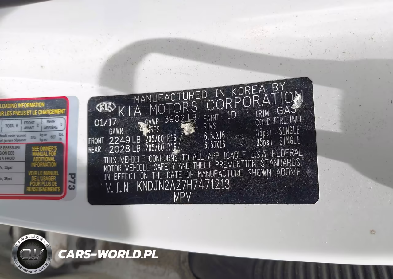 2017 Kia Soul VIN:KNDJN2A27H7471213 - 9
