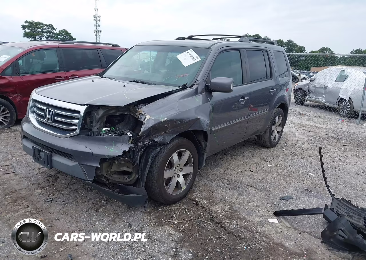 2014 Honda Pilot Touring VIN:5FNYF3H92EB016599 - 2