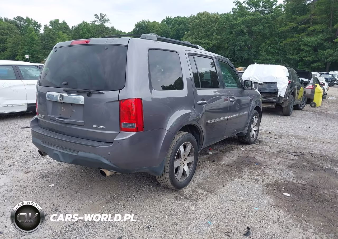 2014 Honda Pilot Touring VIN:5FNYF3H92EB016599 - 4