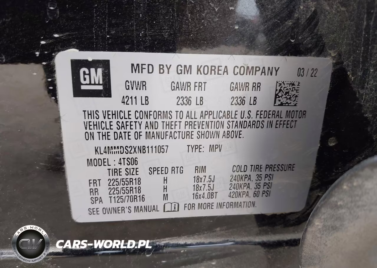 2022 Buick Encore Gx Fwd Select VIN:KL4MMDS2XNB111057 - 9