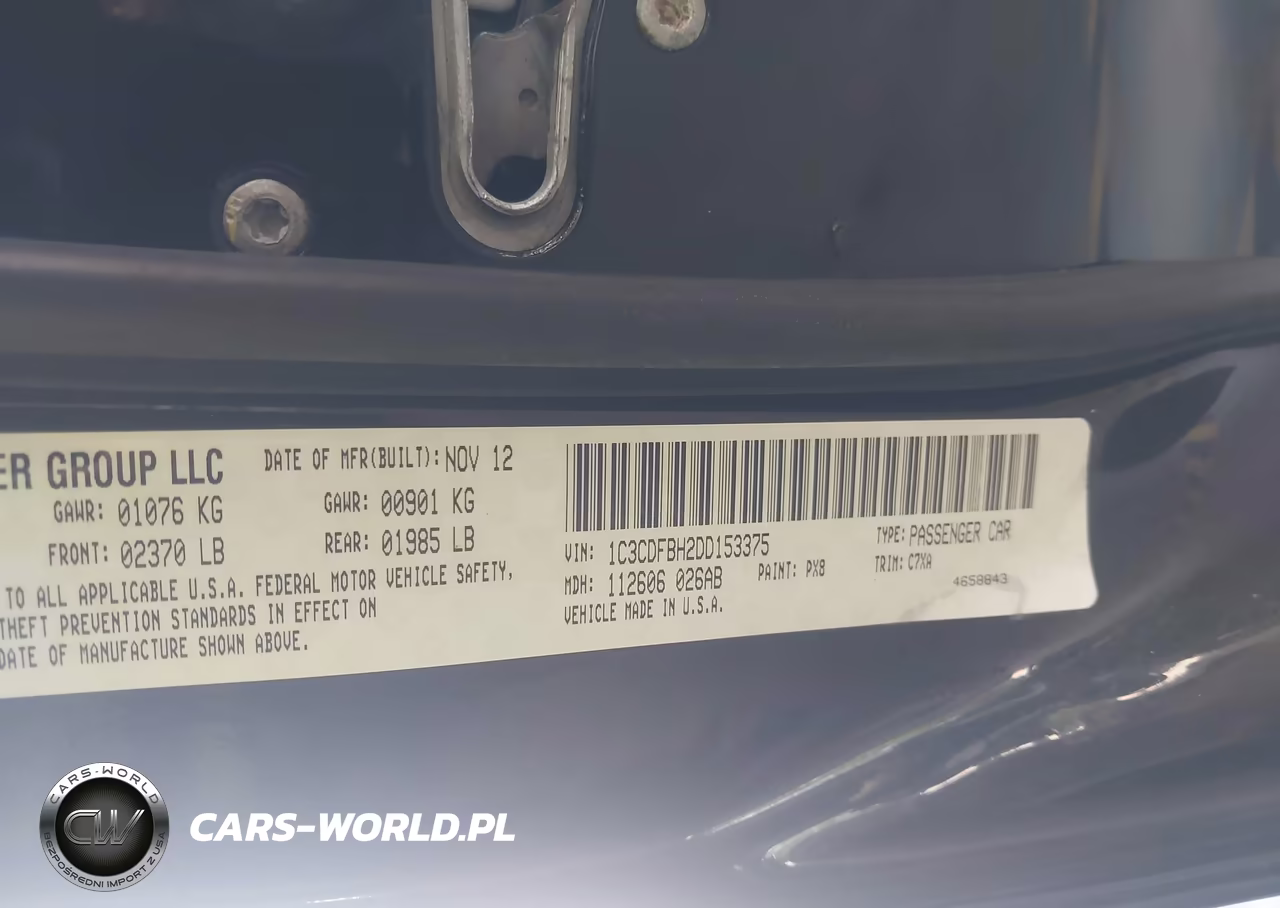 2013 Dodge Dart Rallye VIN:1C3CDFBH2DD153375 - 9