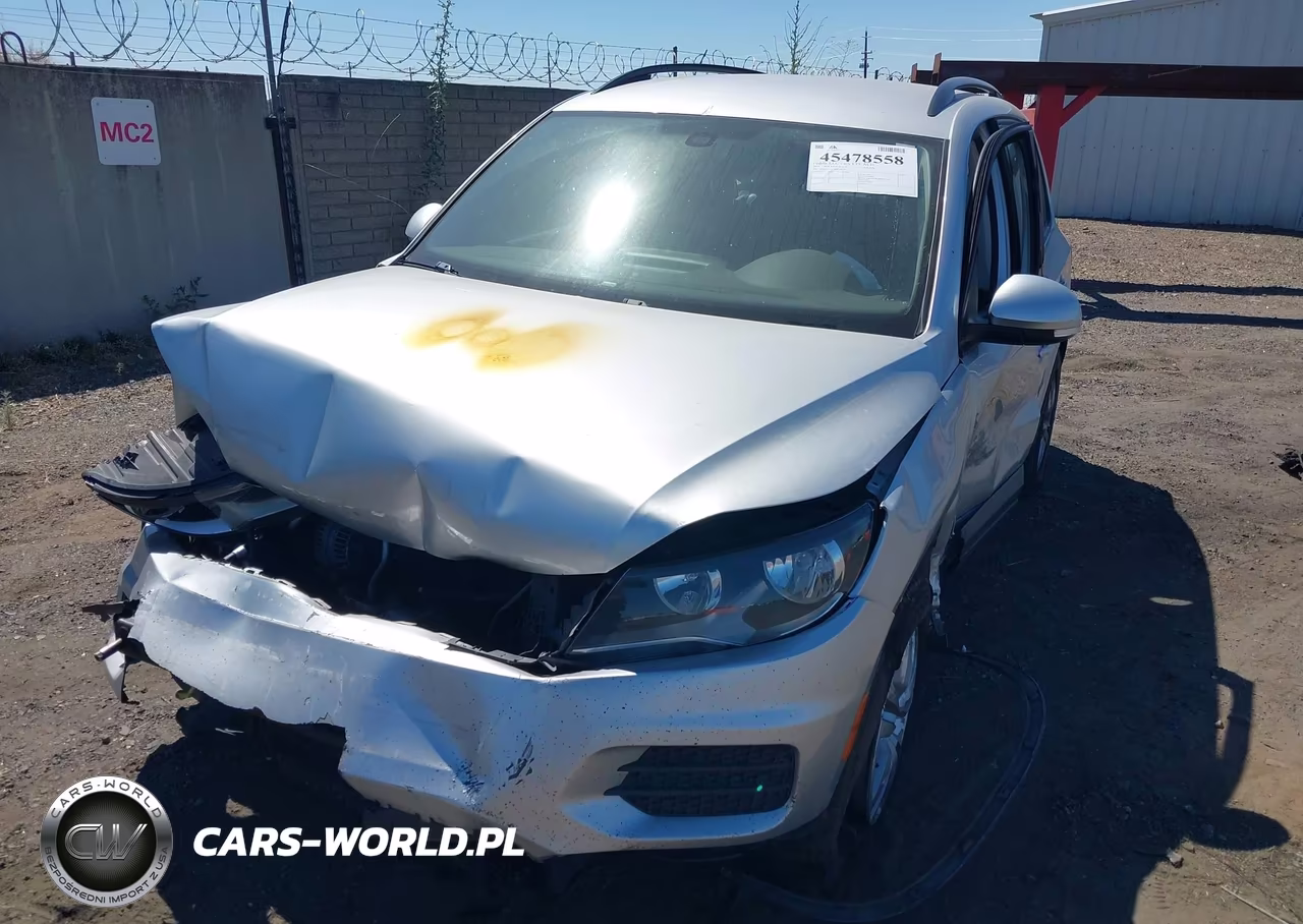 2016 Volkswagen Tiguan S VIN:WVGAV7AX1GW550160 - 2