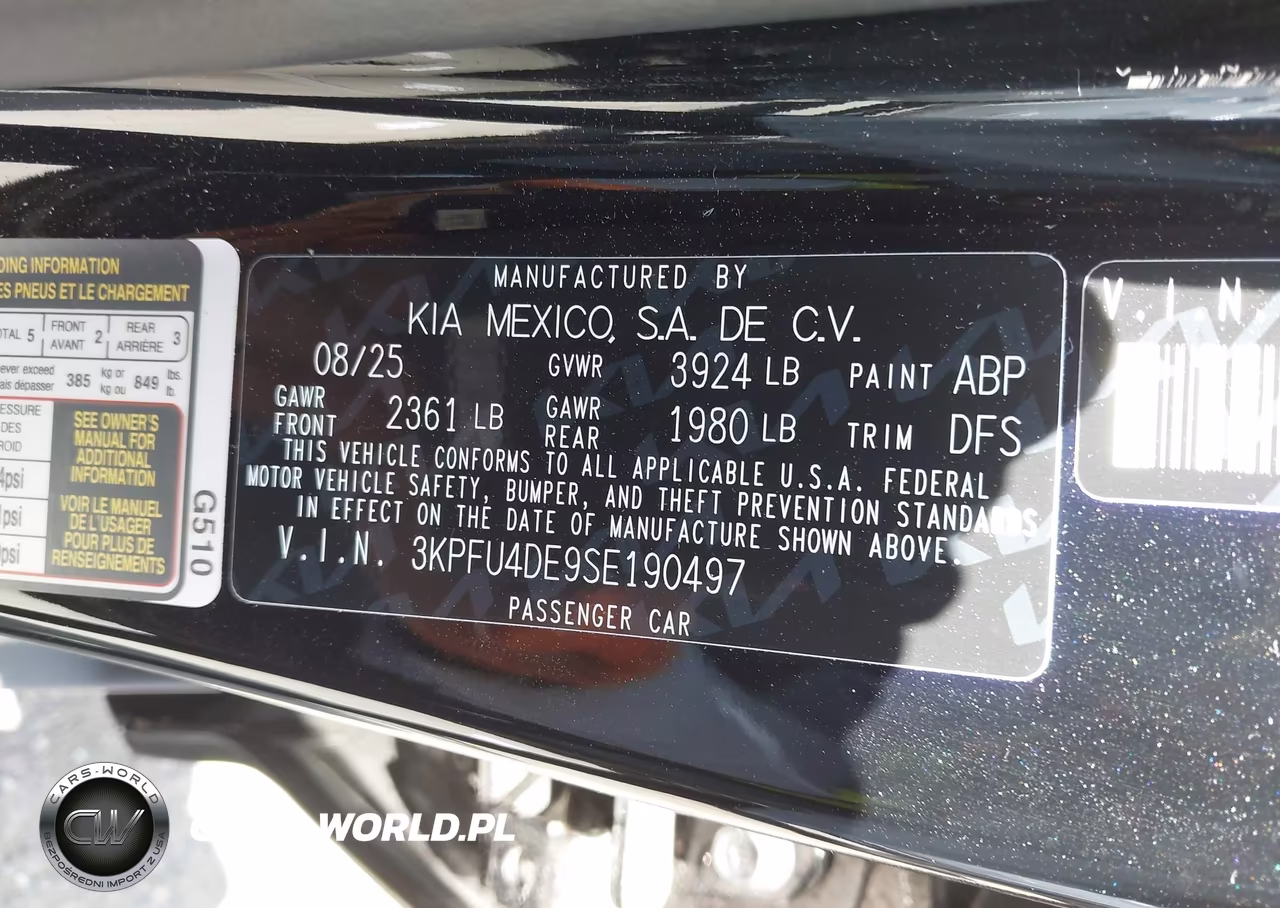 2025 Kia K4 Ex VIN:3KPFU4DE9SE190497 - 9
