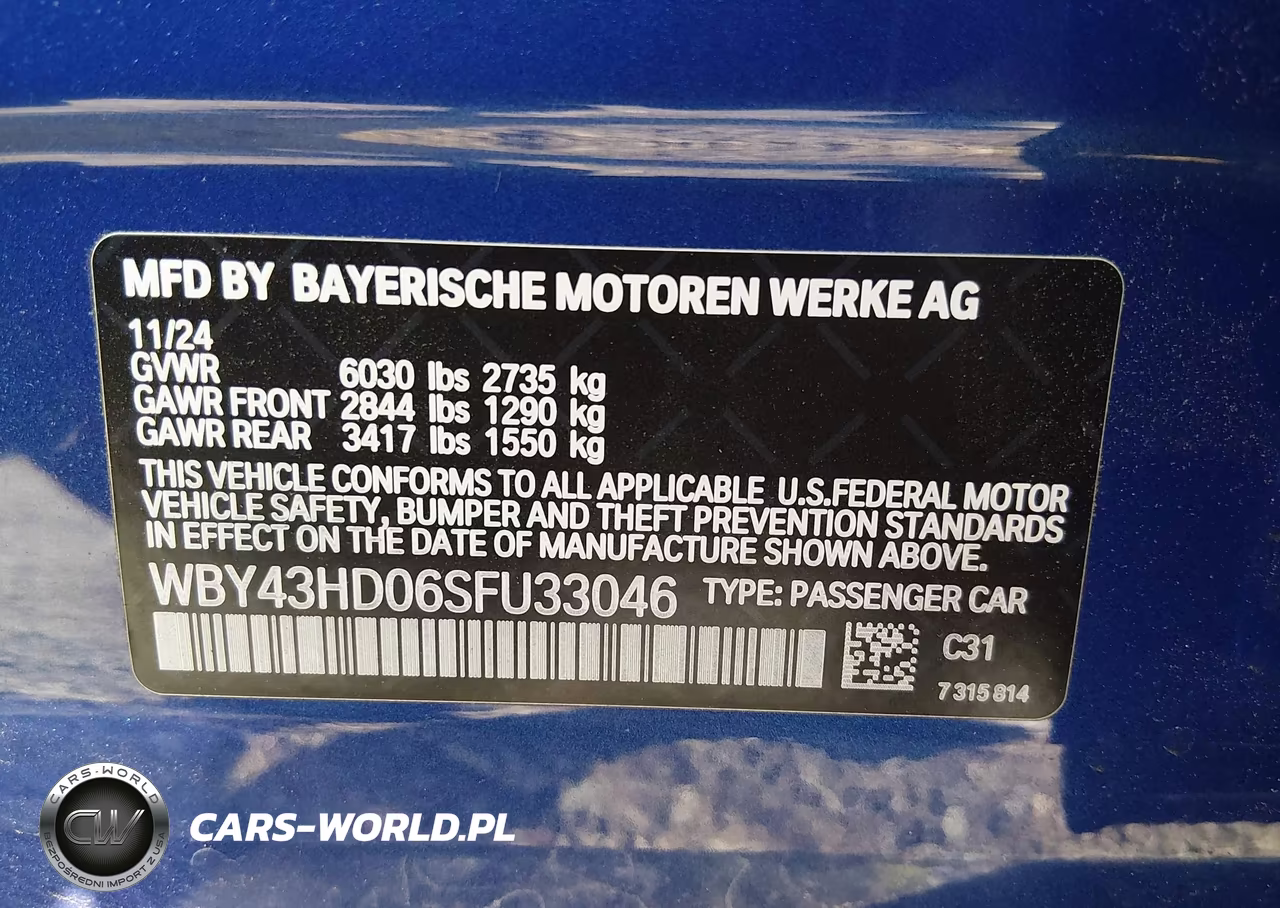 2025 BMW I4 Gran Coupe xDrive40 VIN:WBY43HD06SFU33046 - 9