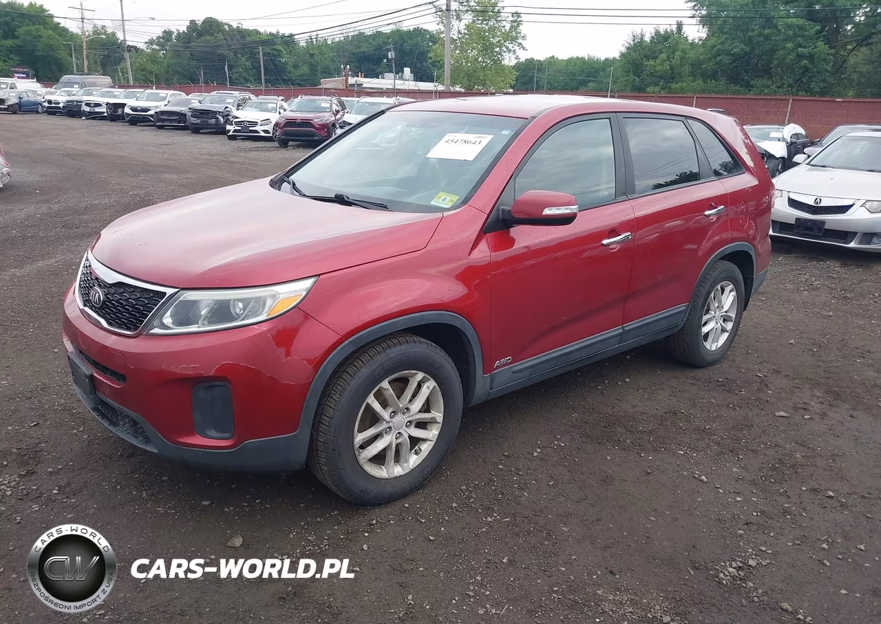 2014 Kia Sorento Lx VIN:5XYKTCA67EG488417 - 2