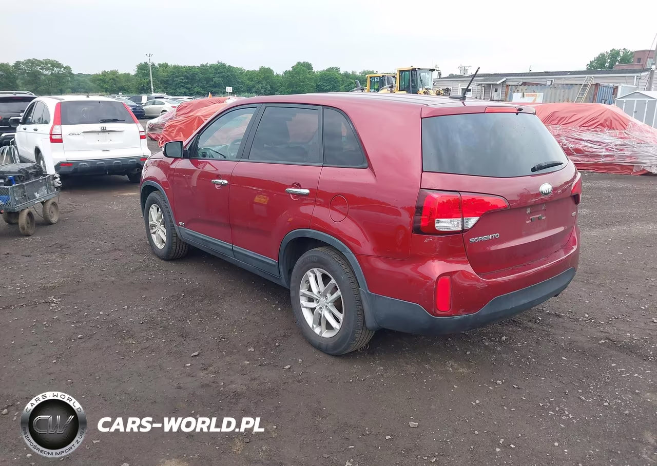 2014 Kia Sorento Lx VIN:5XYKTCA67EG488417 - 3