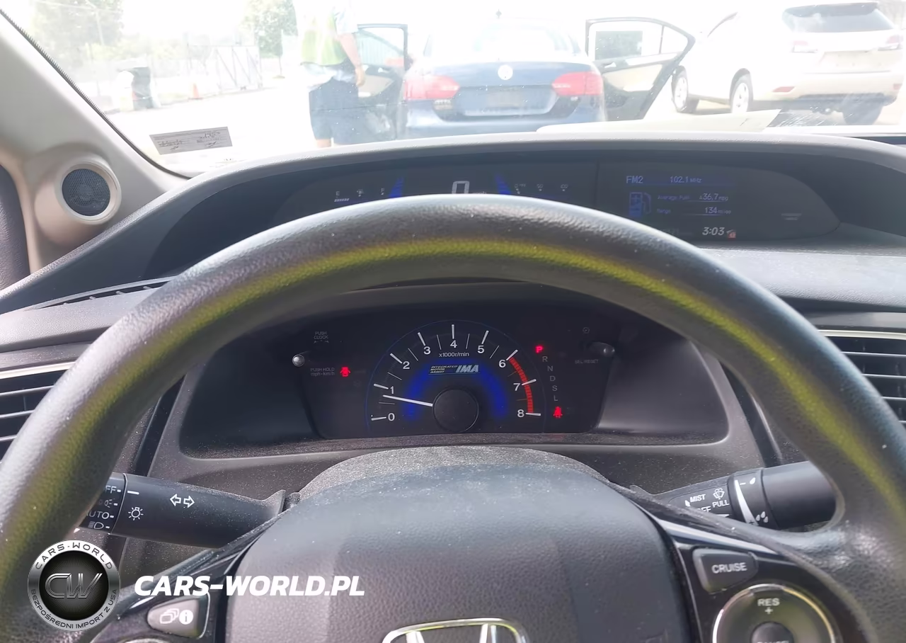2013 Honda Civic Hybrid VIN:19XFB4F27DE001955 - 7