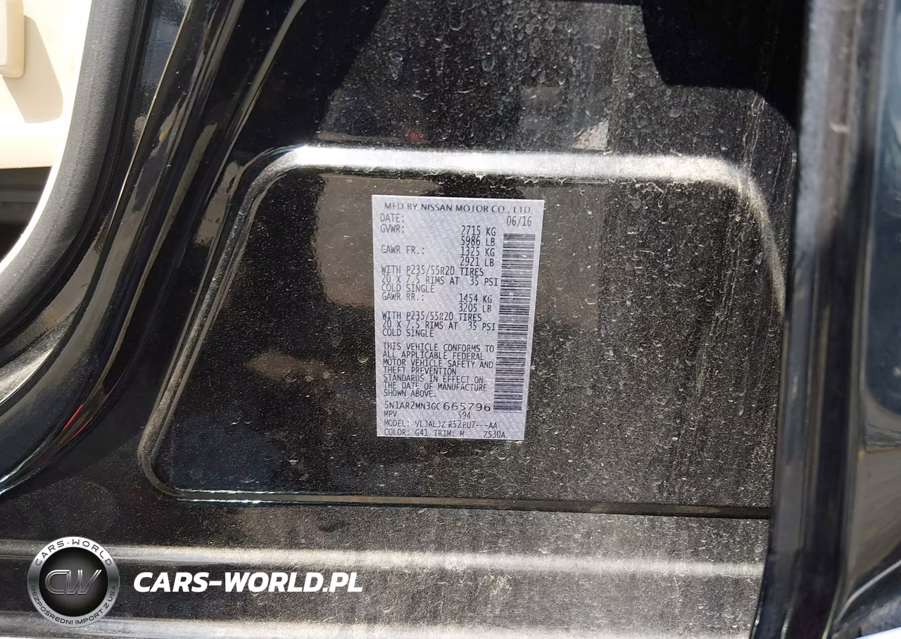 2016 Nissan Pathfinder Platinum VIN:5N1AR2MN3GC665796 - 9