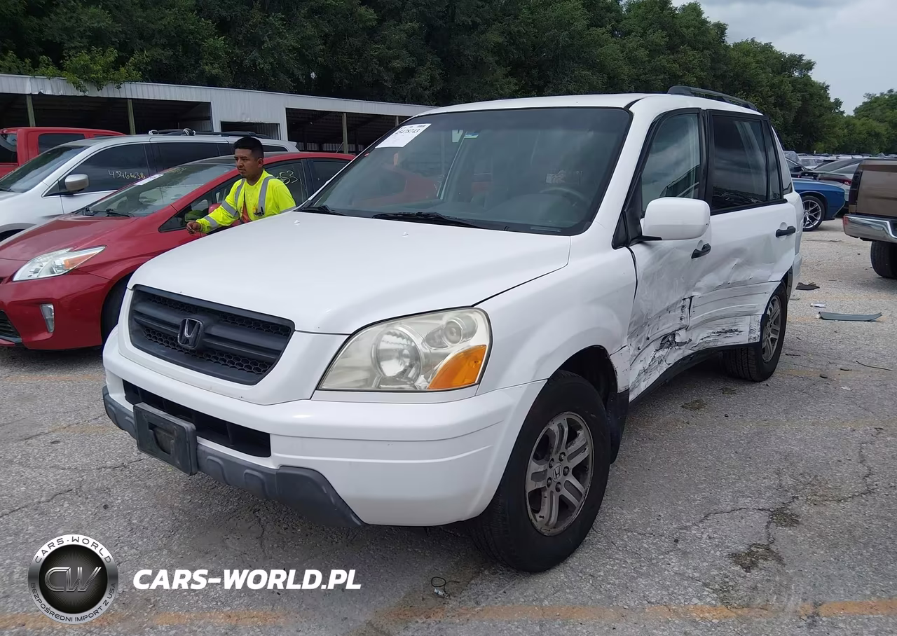 2003 Honda Pilot Ex VIN:2HKYF18423H573035 - 2