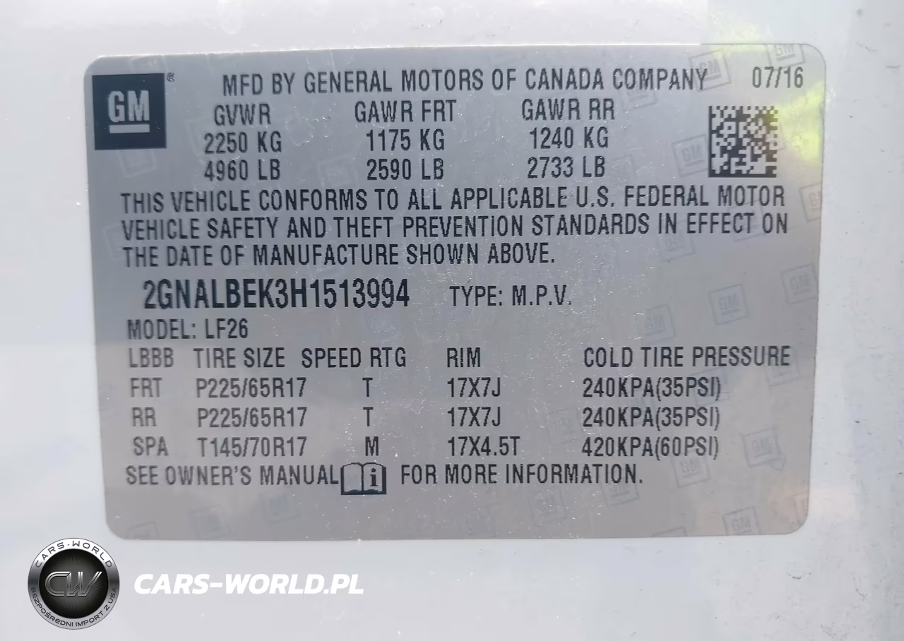 2017 Chevrolet Equinox Ls VIN:2GNALBEK3H1513994 - 9