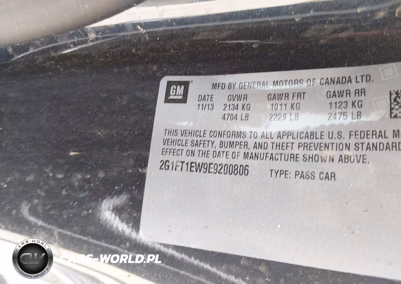2014 Chevrolet Camaro 2Ss VIN:2G1FT1EW9E9200806 - 9
