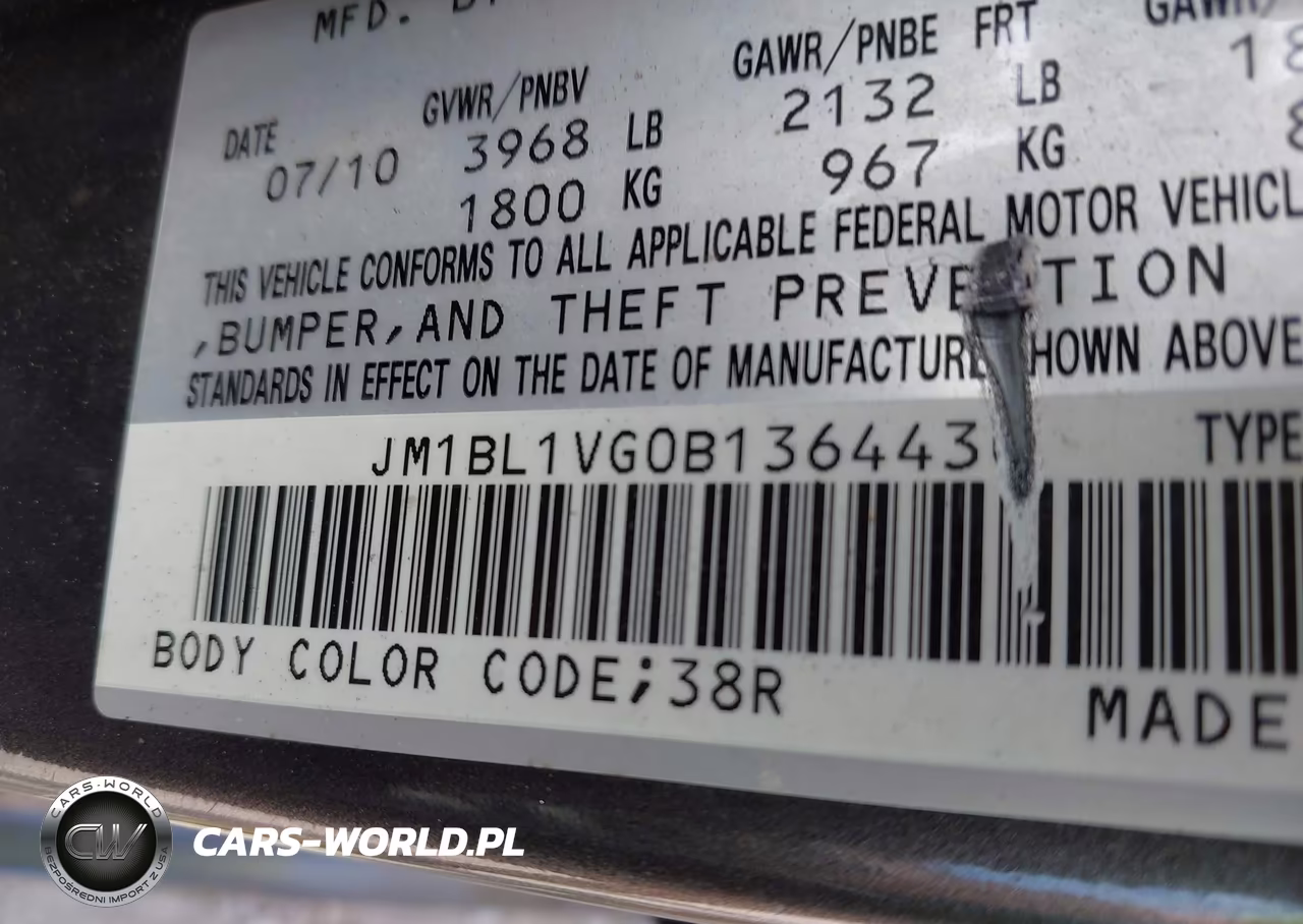 2011 Mazda Mazda3 I Touring VIN:JM1BL1VG0B1364430 - 9