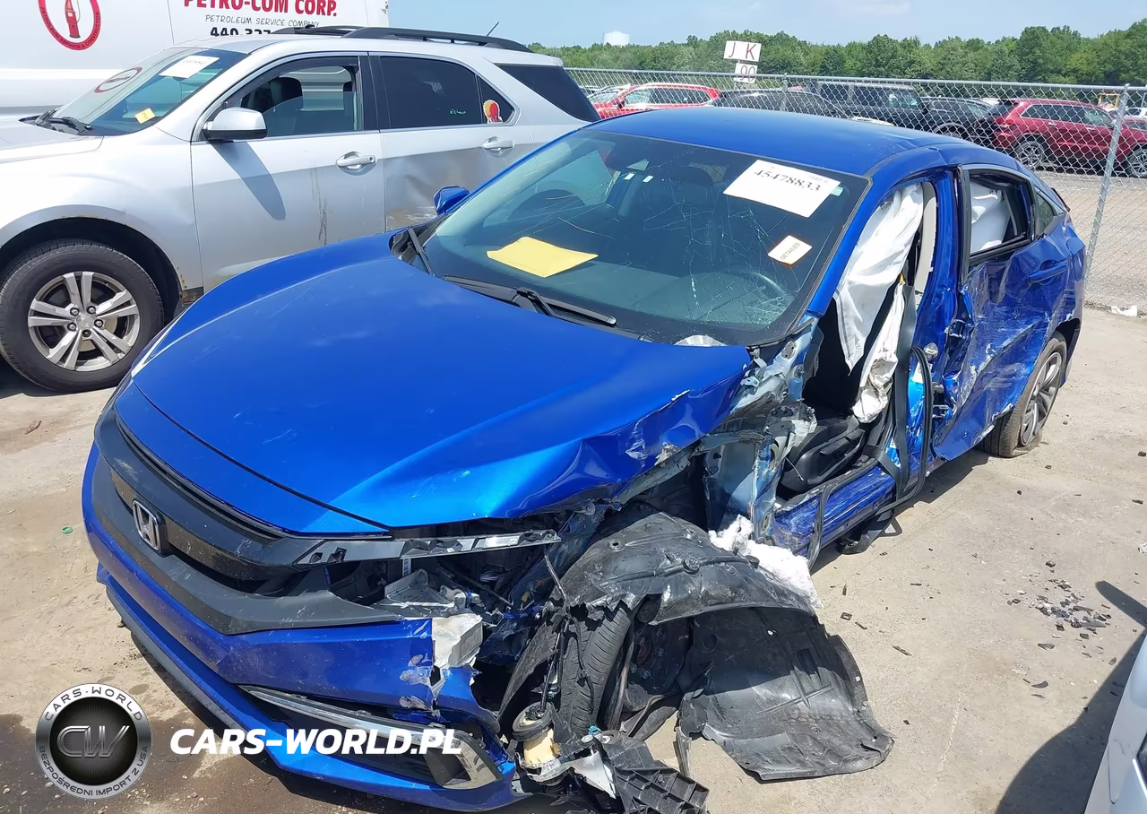 2020 Honda Civic Lx VIN:19XFC2F66LE020113 - 2