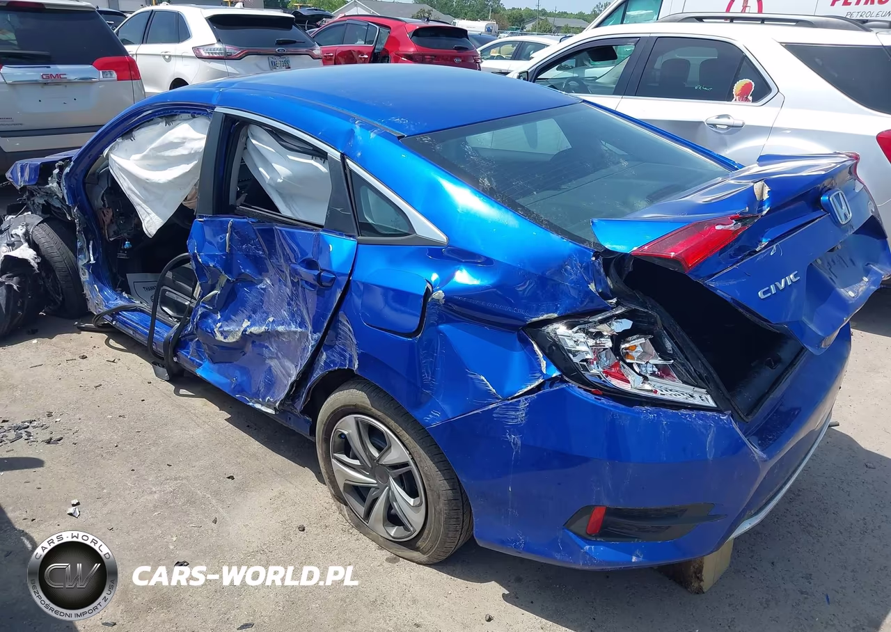 2020 Honda Civic Lx VIN:19XFC2F66LE020113 - 3