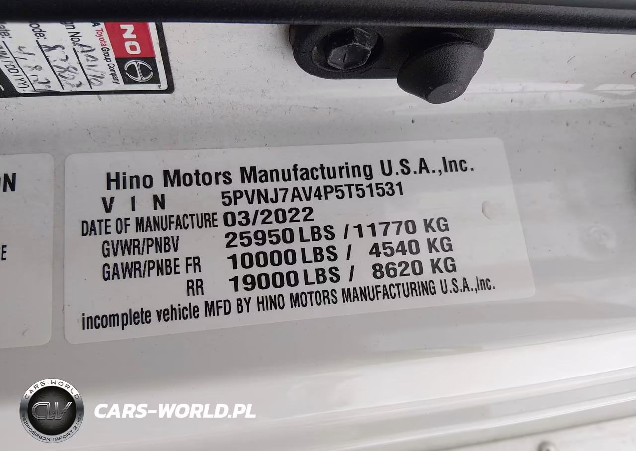 2023 Hino Hino L6 VIN:5PVNJ7AV4P5T51531 - 8