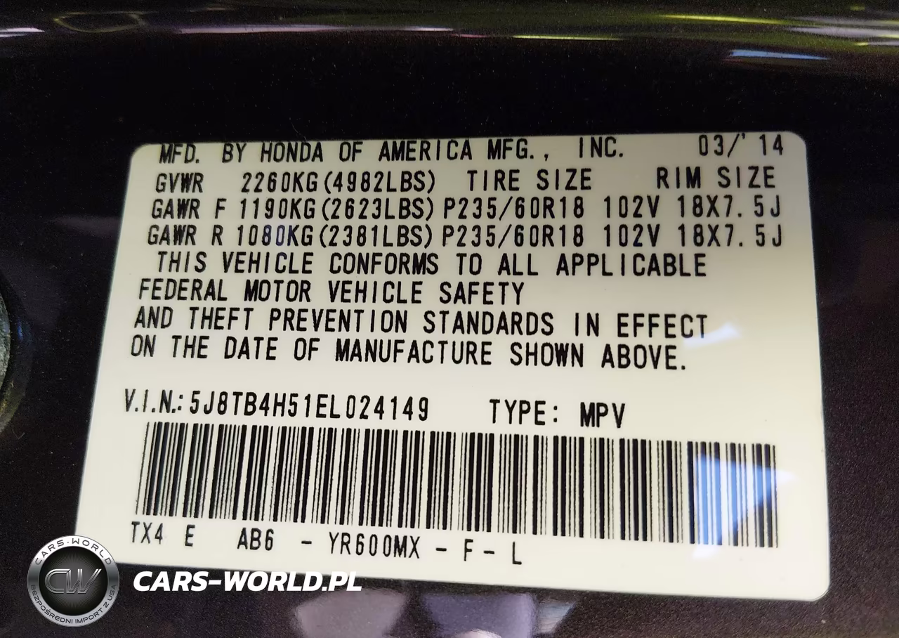 2014 Acura Rdx VIN:5J8TB4H51EL024149 - 9