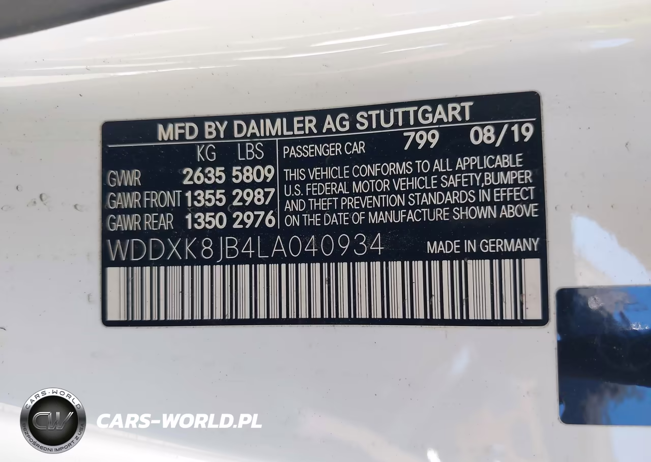 2020 Mercedes-Benz Amg S 63 4Matic VIN:WDDXK8JB4LA040934 - 9