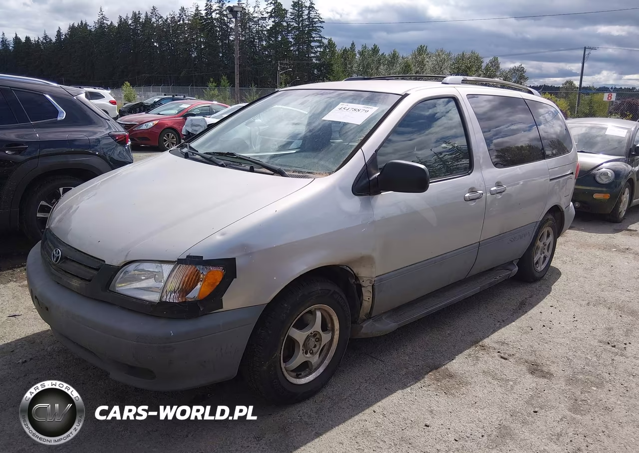 2002 Toyota Sienna Le-Xle VIN:4T3ZF13C92U420808 - 2