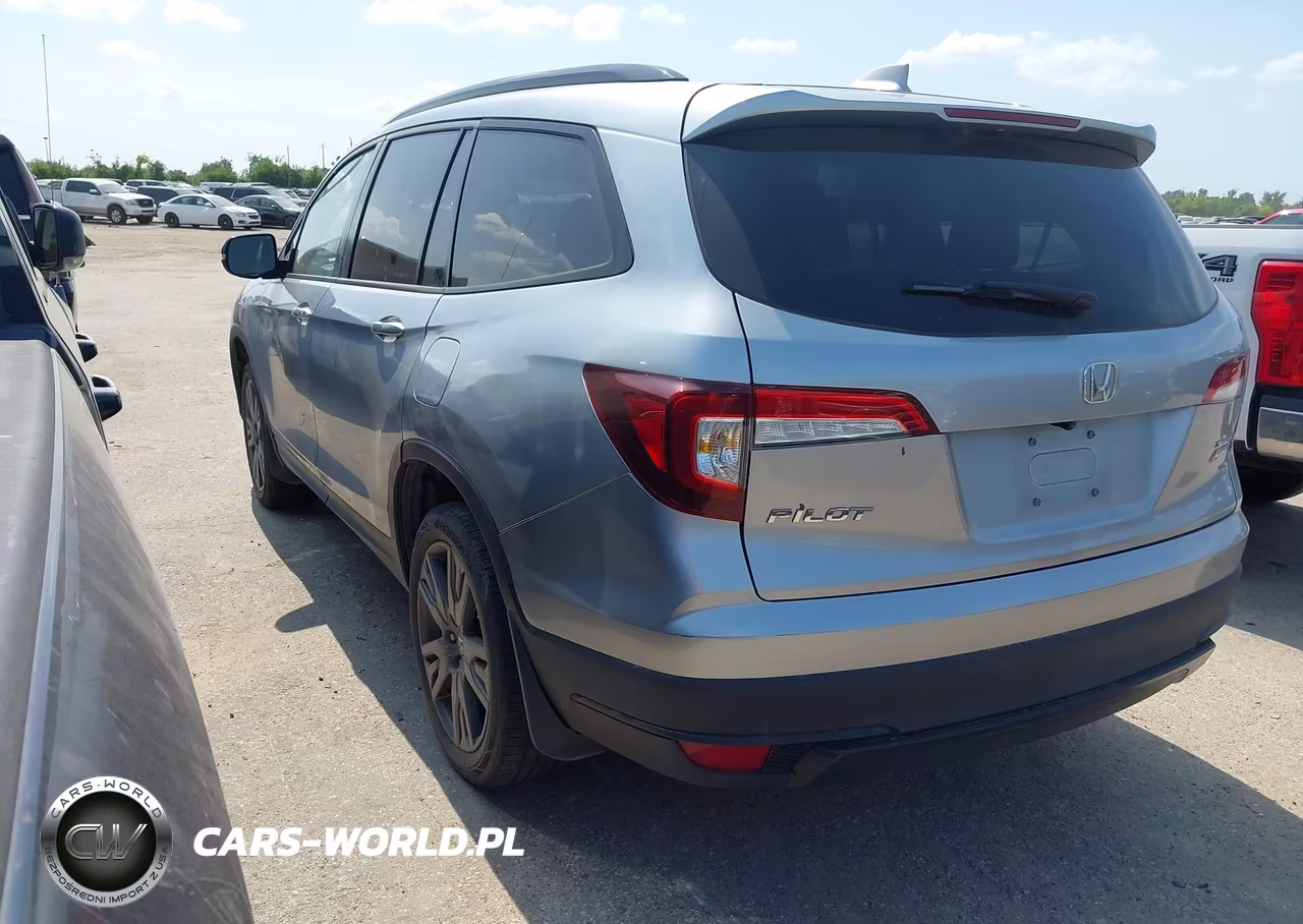 2022 Honda Pilot Awd Sport VIN:5FNYF6H34NB073545 - 3