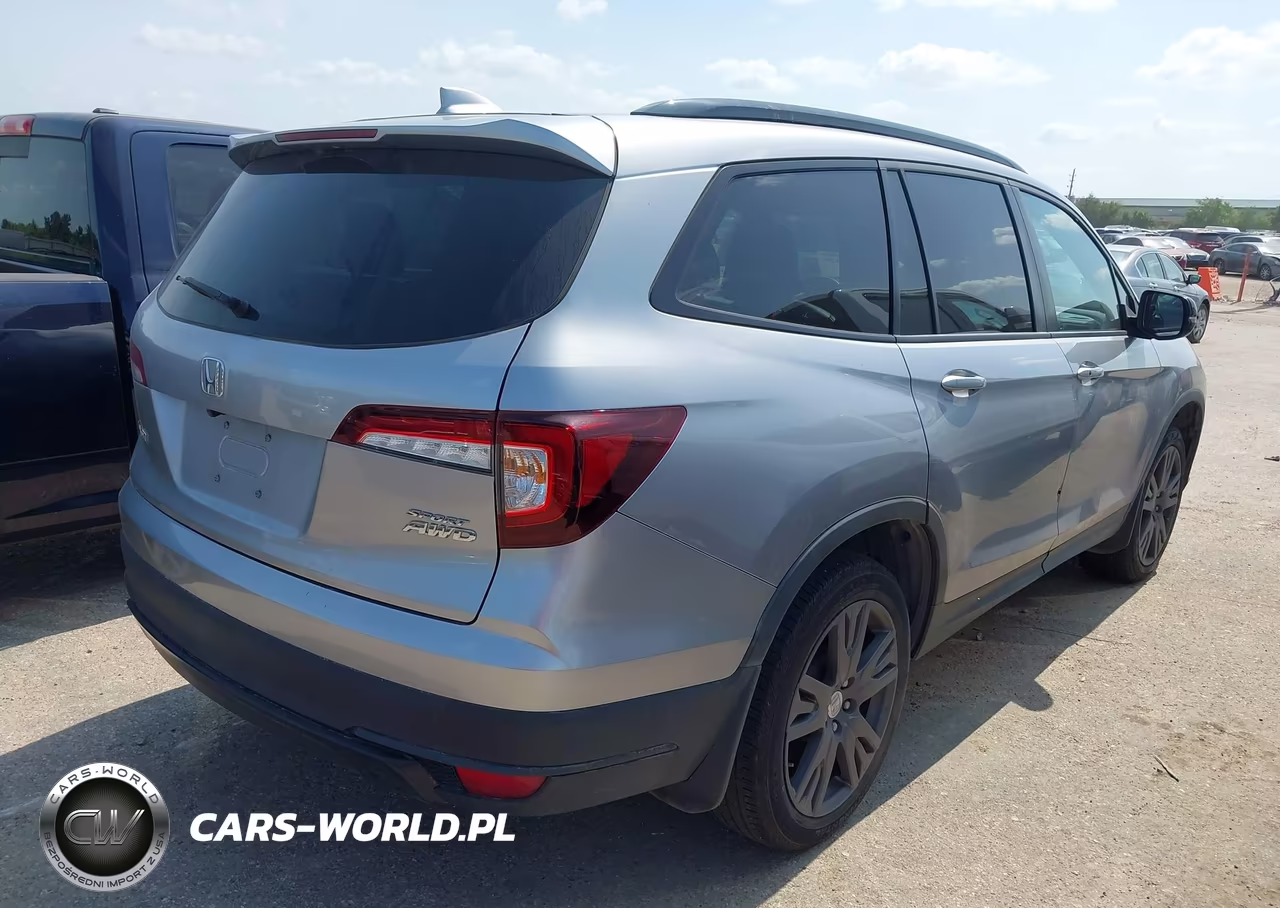 2022 Honda Pilot Awd Sport VIN:5FNYF6H34NB073545 - 4