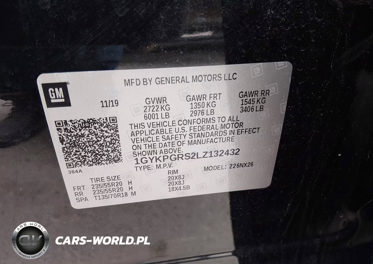 2020 Cadillac Xt6 Awd Sport VIN:1GYKPGRS2LZ132432 - 9