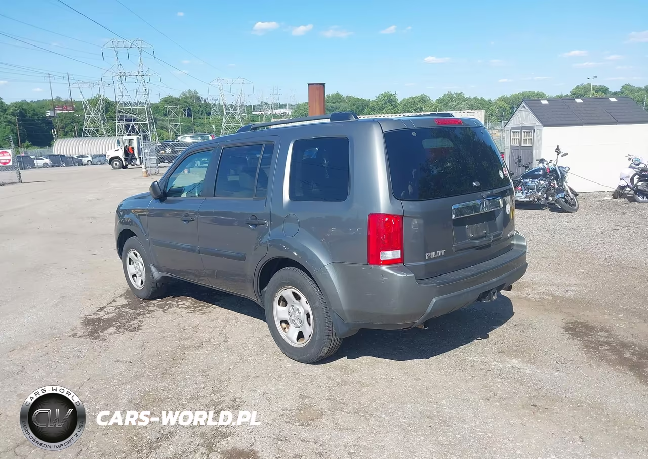 2009 Honda Pilot Lx VIN:5FNYF48209B013411 - 3