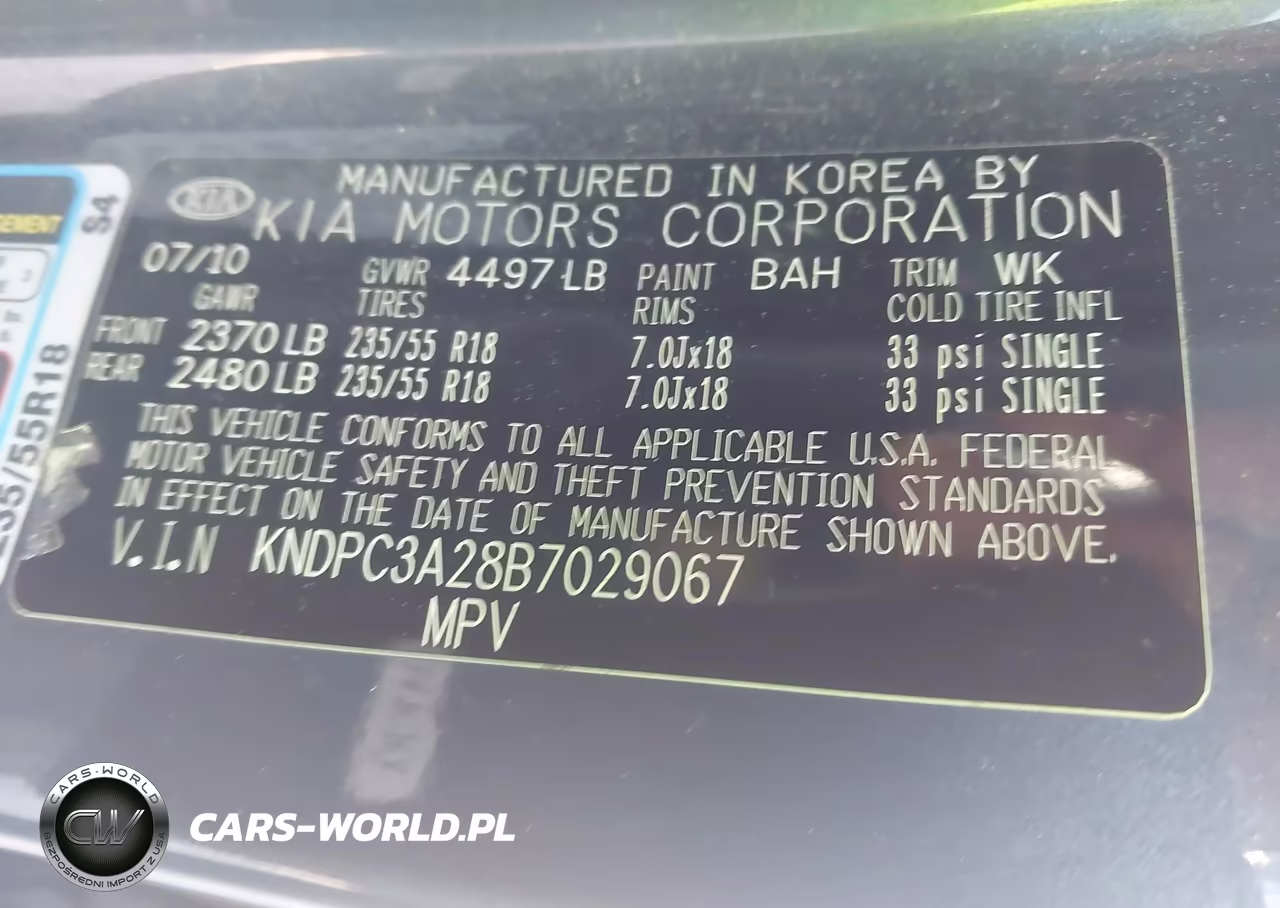 2011 Kia Sportage Ex VIN:KNDPC3A28B7029067 - 9