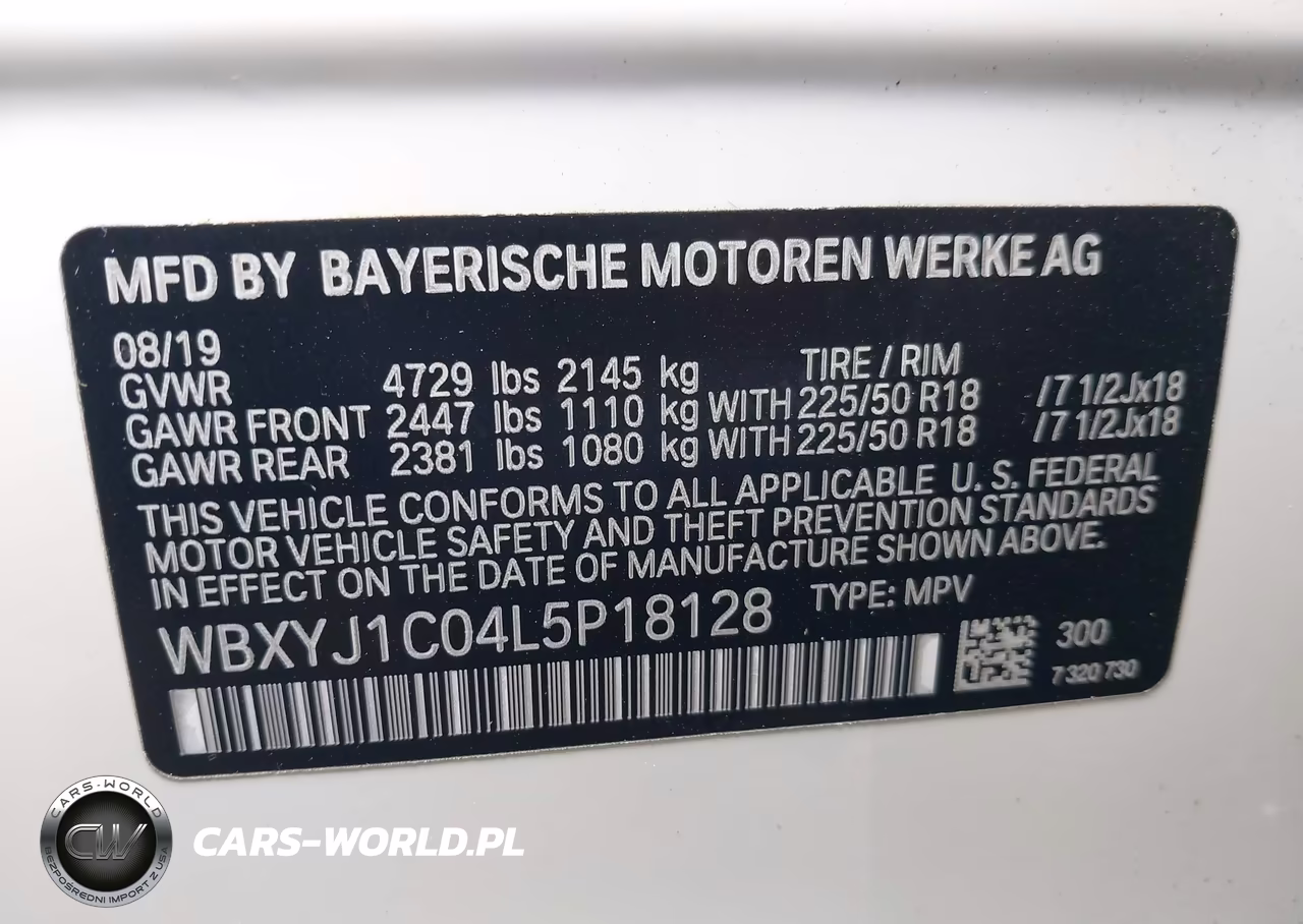 2020 BMW X2 xDrive28I VIN:WBXYJ1C04L5P18128 - 9