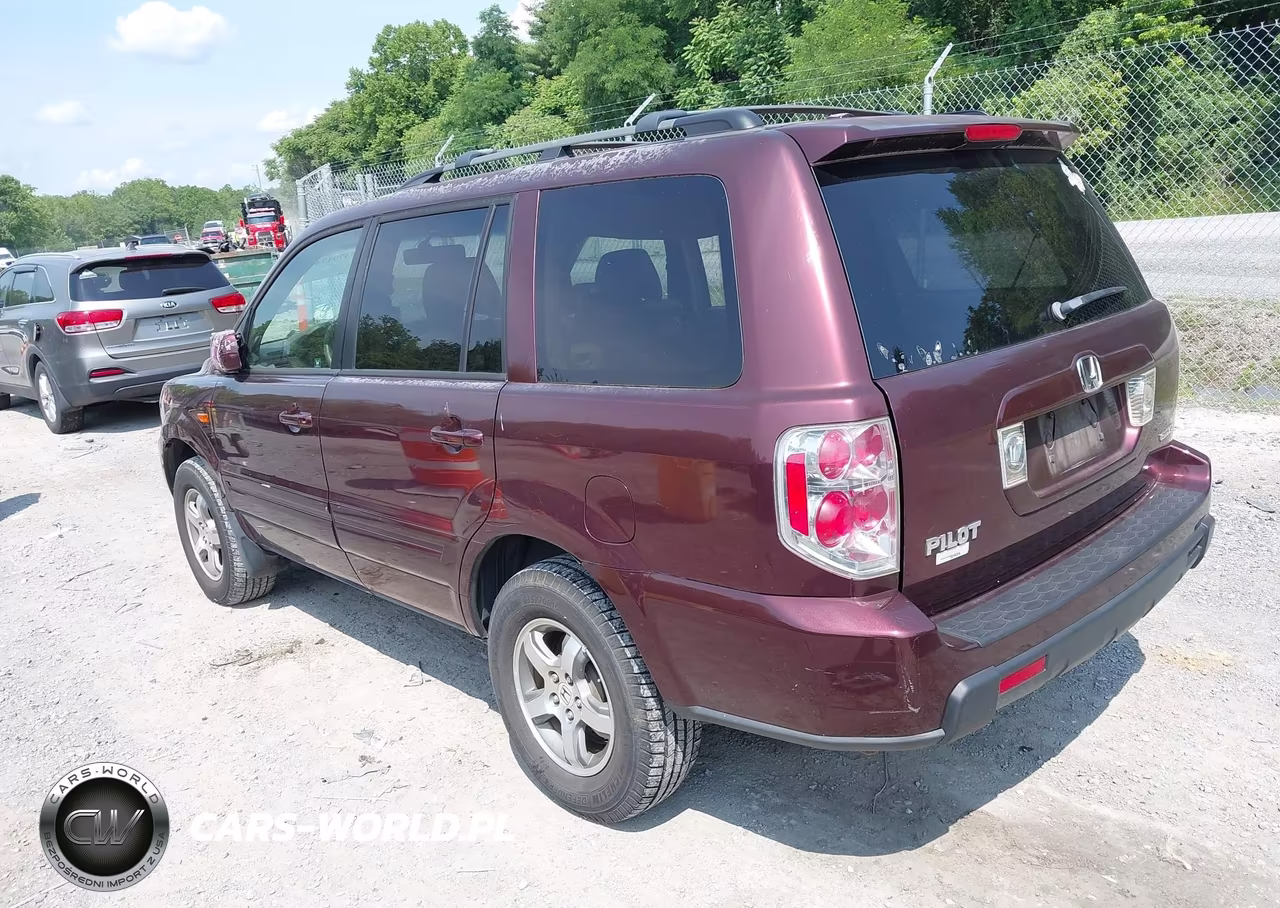 2007 Honda Pilot Ex-L VIN:5FNYF18687B002249 - 3
