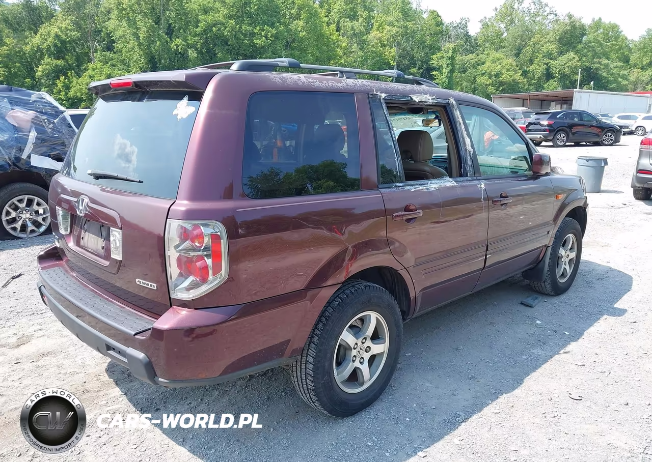 2007 Honda Pilot Ex-L VIN:5FNYF18687B002249 - 4