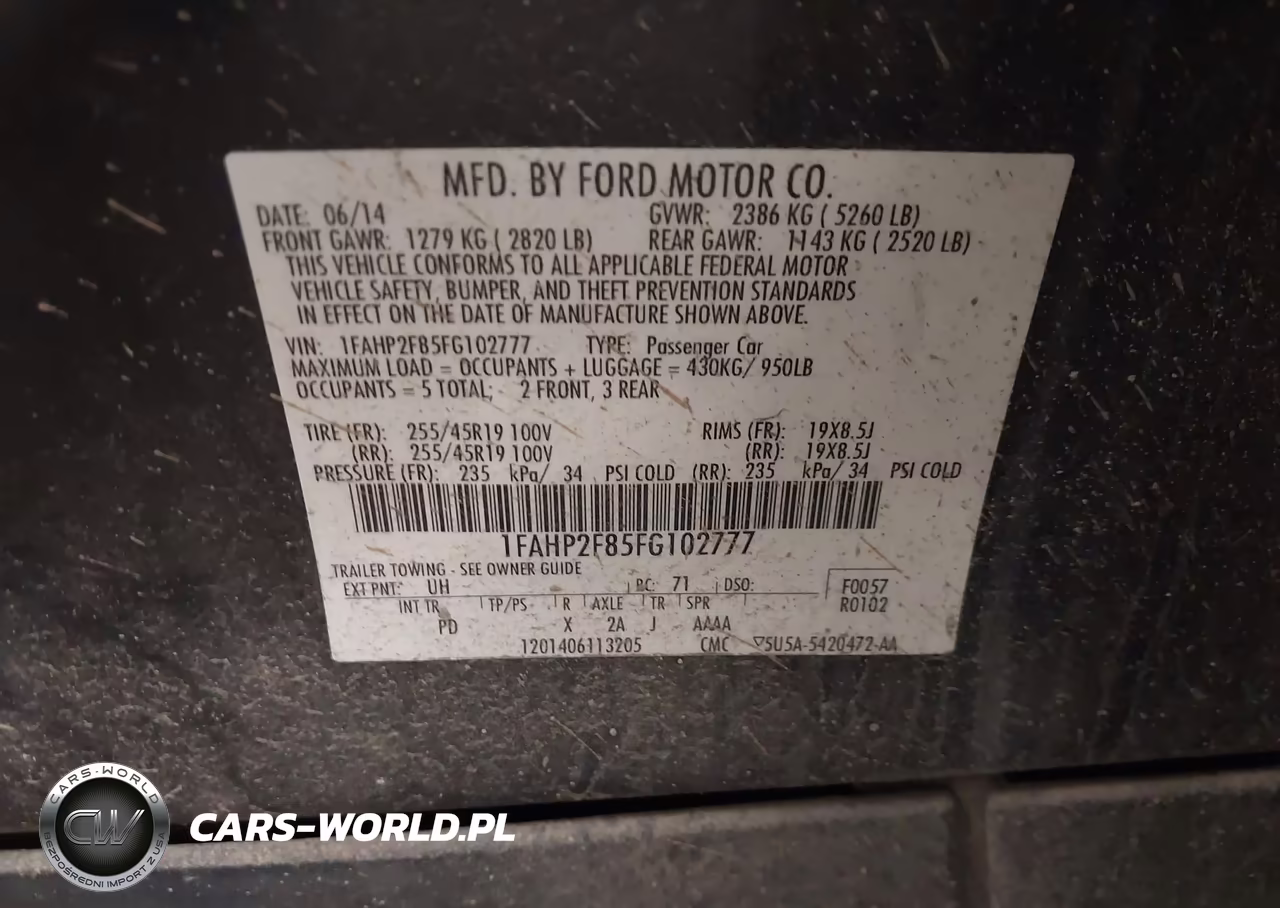 2015 Ford Taurus Limited VIN:1FAHP2F85FG102777 - 9