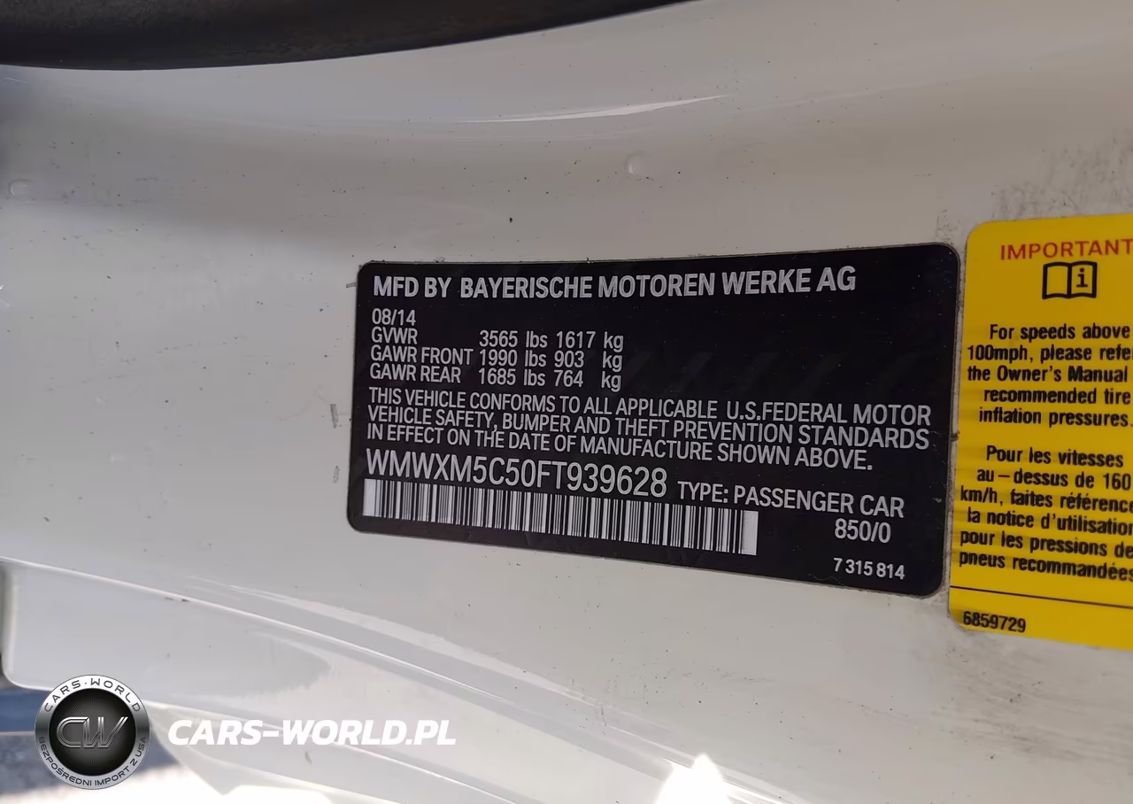 2015 Mini Hardtop Cooper VIN:WMWXM5C50FT939628 - 9