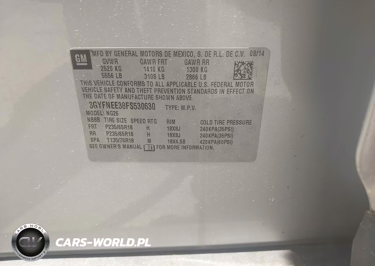 2015 Cadillac Srx Luxury Collection VIN:3GYFNEE38FS530630 - 9