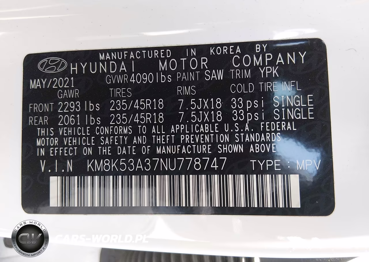2022 Hyundai Kona Limited VIN:KM8K53A37NU778747 - 9