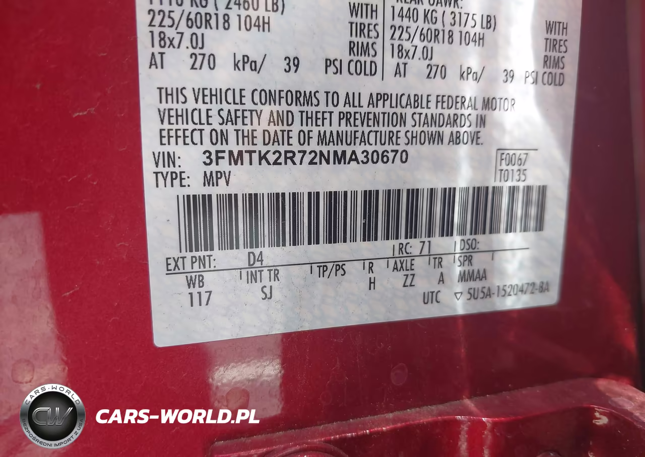 2022 Ford Mustang Mach-E California Route 1 VIN:3FMTK2R72NMA30670 - 9