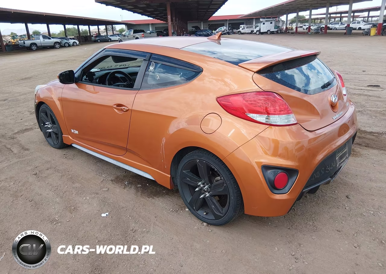2015 Hyundai Veloster Turbo VIN:KMHTC6AE1FU218978 - 3