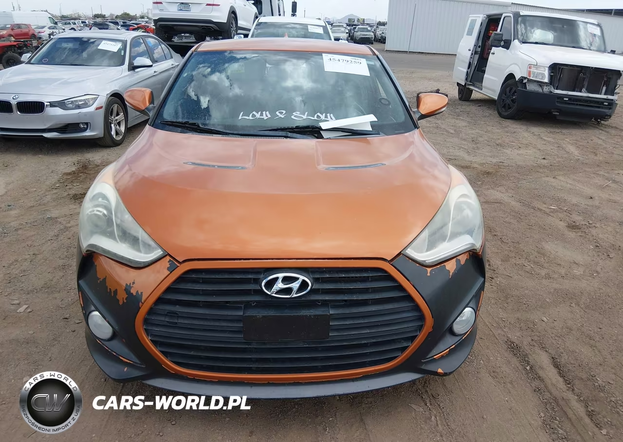 2015 Hyundai Veloster Turbo VIN:KMHTC6AE1FU218978 - 6
