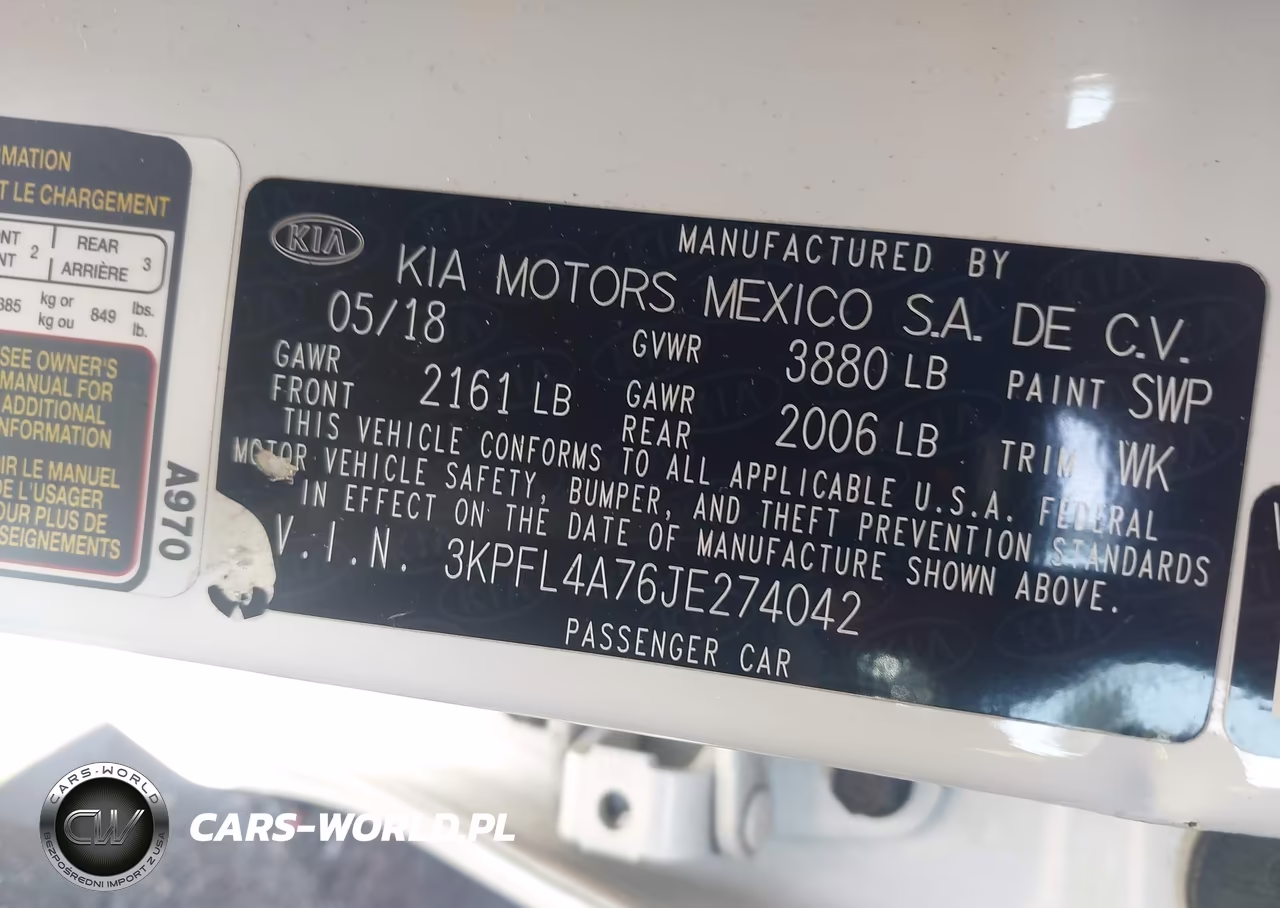 2018 Kia Forte Lx VIN:3KPFL4A76JE274042 - 9