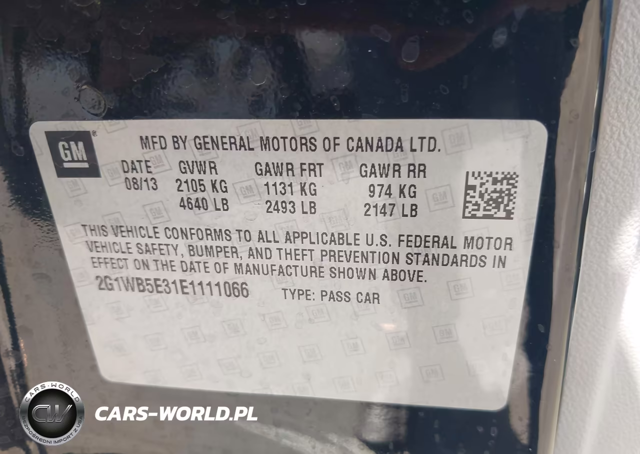 2014 Chevrolet Impala Limited Lt VIN:2G1WB5E31E1111066 - 9