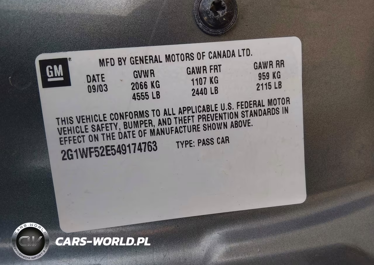 2004 Chevrolet Impala VIN:2G1WF52E549174763 - 9