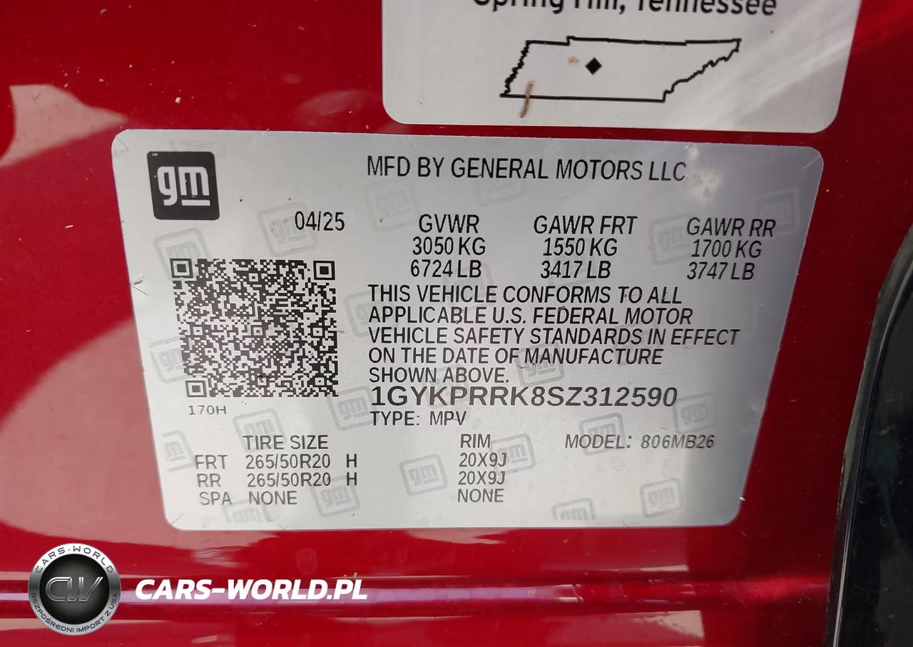 2025 Cadillac Lyriq Luxury 2 Rwd VIN:1GYKPRRK8SZ312590 - 9